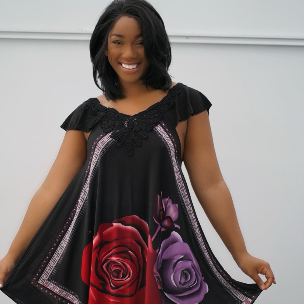 Flowered Dress from Puerto Rico